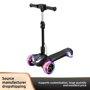 Monopattino <span class=keywords><strong>Elettrico</strong></span> per Bambini Pieghevole a <span class=keywords><strong>Tre</strong></span> <span class=keywords><strong>Ruote</strong></span> 24V in Lega di Alluminio Vendita Diretta dalla Fabbrica All'Ingrosso - Product Image 5
