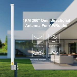 Antena WiFi para Exteriores KuWFi, 5150-5850 MHz, 1 km, Omnidireccional, Ganancia de 13 dBi, Impermeable, Antena Inalámbrica de 5.8G para Exteriores, AP Starlink - Product Image 4