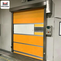 Porte à enroulement rapide en PVC, porte automatique à enroulement rapide pour entrepôt industriel, usage en usine