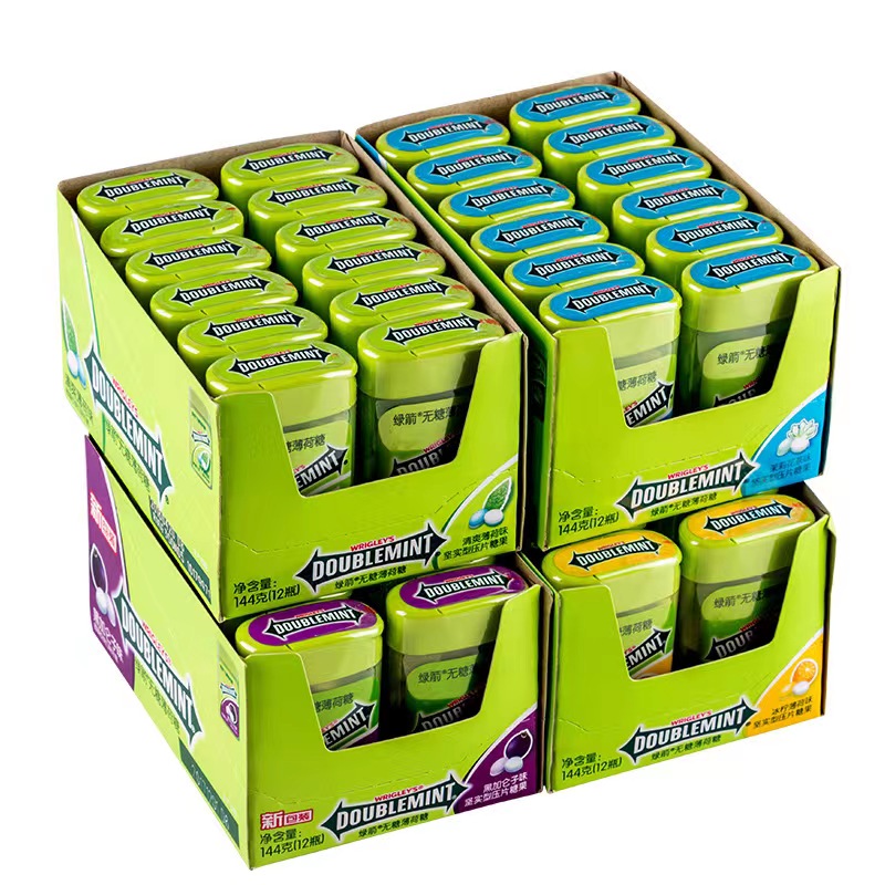 Gomma da masticare gomma da masticare senza zucchero 12 scatole di 240 Ice Lemon Mint Flavor gomma da masticare cinese