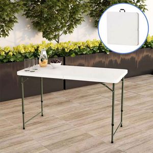 <span class=keywords><strong>Table</strong></span> <span class=keywords><strong>de</strong></span> banquet <span class=keywords><strong>pliante</strong></span> extérieure <span class=keywords><strong>de</strong></span> 6 pieds avec dessus blanc - Product Image 4