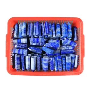 Groothandel Losse Edelsteen Natuurlijke Kristallen Stenen Esoterische Crystal Point Kristallen Healing Stenen Lazurite Lapis Lazuli