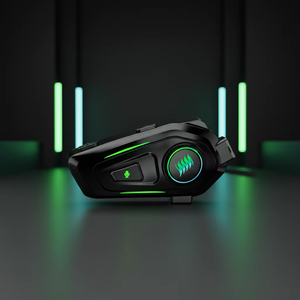 อุปกรณ์เสริมสำหรับรถจักรยานยนต์แบบไร้สายสำหรับลำโพงและชุดหูฟังแฮนด์ฟรี ผลิตจากพลาสติก ABS สำหรับขับขี่ขณะสวมหมวกกันน็อค - Product Image 2