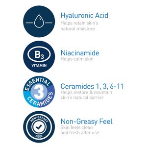 Tonique liquide hydratant à 100 % pour peaux normales à sèches avec acide hyaluronique et céramides – Hydratant - Product Image 3