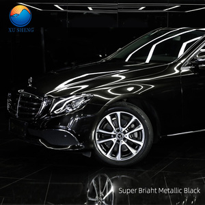 Film de Protection en vinyle pour voiture, emballage vinylique brillant Super Briaht métallique, noir, cristal - Product Image 5