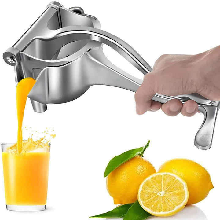 Bacocoo Manual Lemon Juicer & Nut Crusher - Heavy Duty Stainless Steel Fruit Press For Citrus & Nuts