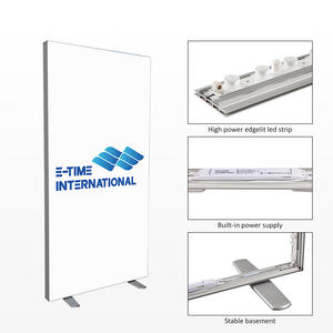 広告卸売ファブリック<span class=keywords><strong>led</strong></span>ライトボックスフレームレスセグポップアップライトボックストレードショー用 - Product Image 1