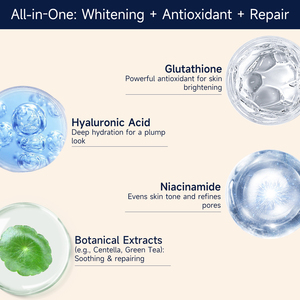 Krim Wajah Pemutih Zhenyan 45g <span class=keywords><strong>Glutathione</strong></span> Antioksidan Melembapkan Perawatan Kulit Wajah <span class=keywords><strong>Glutathione</strong></span> Produk Kosmetik Niacinamide - Product Image 3