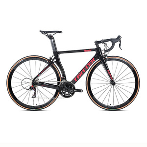 Bicicleta de Carretera Thunder 700C con Cuadro de Carbono, Bicicleta de Carreras Ligera con Asiento Cómodo - Product Image 1