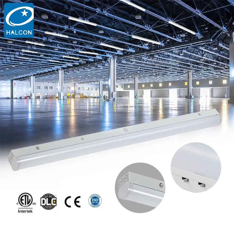 Luz de listón de oficina comercial de larga duración 2 pies 4 pies 5 pies 8 pies 15W 20W 25W 30W 40W 55W 60W 65W Tubo de luz LED