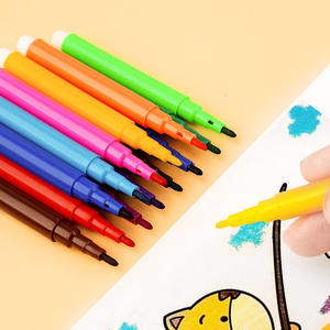 Werbe Mini Kunststoff bunte Aquarell Stift 12 Farben Marker Stift für Kinder Graffiti Malerei - Product Image 3
