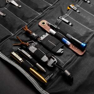 Échantillon gratuit, sac à outils en toile cirée imperméable personnalisé, étui pour couteau de chef de voyage, sac à roulettes pour couteau - Product Image 6