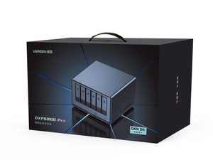 DXP6800 Pro เครื่อง NAS แบบตั้งโต๊ะ 6 ช่องใส่ฮาร์ดดิสก์, ซีพียู I5 1235u 10-Core, แรม 8GB DDR5, SSD 128G, 2 พอร์ต 10GbE, 2 ช่องเสียบ M.2 NVMe, รองรับ 8K Storag Network St - Product Image 4