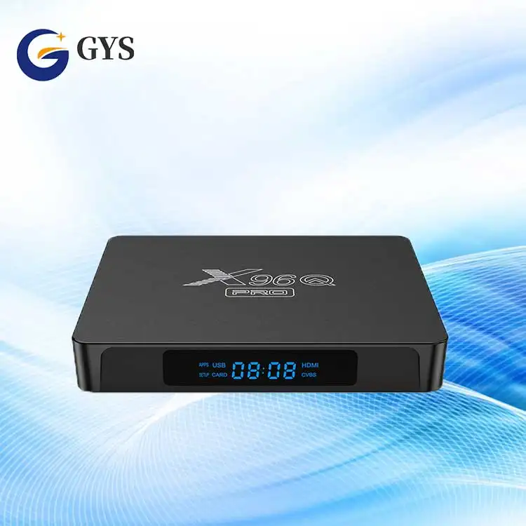 صندوق تلفاز أندرويد GYS x96q Pro 11 سنة 1GB + 8GB 2GB + 16GB صندوق تلفاز أندرويد وg وg وwifi ذكي 4K