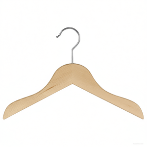 Perchas de madera para ropa de niños Mawa, paquete clásico de 5 para guardar ropa infantil - Product Image 2