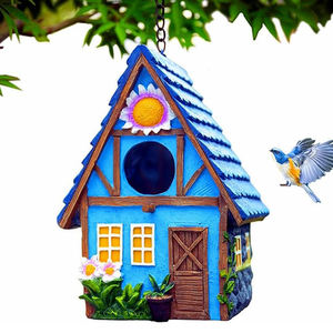 Kuş yuvası askı süsleri açık kuş kafesi bahçe kuş evi asılı kuş evi - Product Image 6