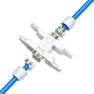 CAT6 CAT6A Cable Extension Connector Toolless UTP Unshielded RJ45 Fast Tool-free Connection Module - Product Image 4