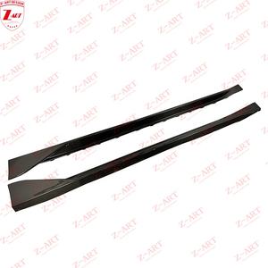 Z-ART 2021 + MP jupes latérales en Fiber de carbone sèche pour BMW M3 <span class=keywords><strong>M4</strong></span> préimprégné becquet latéral en Fiber de carbone pour M3 <span class=keywords><strong>M4</strong></span> G80 G82 G83 becquet à lèvres - Product Image 2