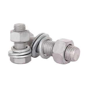 Heavy Structural ASTM A325 <strong>B7</strong> DIN931 DIN933 Hex <strong>Bolt</strong> M8 M12x60 M14 M16 M24 3/4-10 Hot Dip Galvanized Hex <strong>Bolts</strong> and Nut - Product Image 3