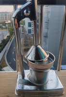 Handmatige Slowjuicer Roestvrijstalen Vers Fruit Juicer Pers Voor Verse Sinaasappel Voor Keuken Auto Rv Hotel Buiten Gebruik