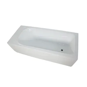 Baignoire rectangulaire en fiber de verre, nouveau et de bonne qualité, baignoire en résine avec détail, bassin pologne,