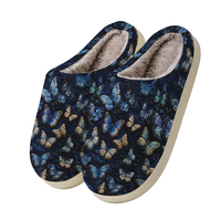 Chaussons personnalisés tendance avec imprimés animaux, logo, doublure en peluche, semelle extérieure en TPR, légers, toutes saisons, pour intérieur