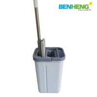 BENHENG Fregona – serpillière rotative et réglable avec seau