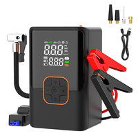 Démarreur de secours pour camion et voiture, pompe à air MAX 150 PSI, matériau ABS, démarreur de batterie portable, arrêt automatique, gonfleur de pneus, allumage par étincelle
