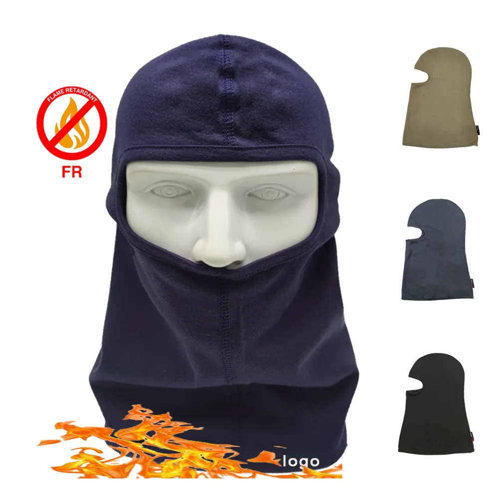 CE EN FR головной убор огнестойкая маска-Балаклава бесплатный образец дышащая масляная и газовая Защитная флисовая одежда