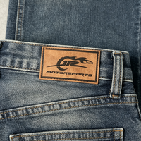 Étiquettes en cuir PU personnalisées écologiques thermosoudées pour vêtements, étiquettes pour jeans, accessoires de vêtements à coudre, fabricant OEM