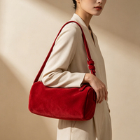 Sacs à bandoulière pour femmes en cuir suédé, faits main sur mesure, style minimaliste East West, sacs hobo, sacs décontractés pour week-end, fournisseur