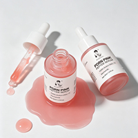Sérum Éclaircissant Visage à la Niacinamide, 99% ADN de Saumon PDRN, Apaisant Rose, Anti-rides, Hydratation Intense, Renouvellement Cutané