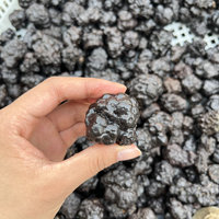 Vente en gros de pierres brutes de cristal naturel, météorite noire, carbonado, spécimens minéraux pour la décoration