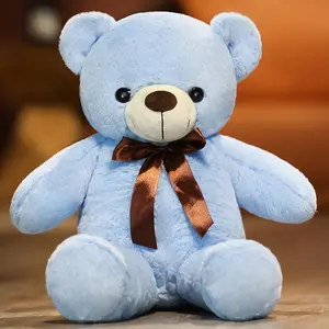 AIFEI giocattolo all'ingrosso nuovo orso carino peluche cuscino coperta 2-in-1 morbido per bambini bambola addormentata regalo di compleanno