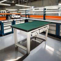 Établi antistatique robuste Offre Spéciale avec trois tirages horizontaux pour garage et laboratoire Établi d'angle neuf