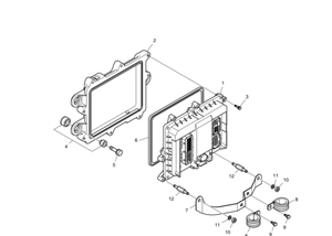 Excavadora Doosan Daewoo ECU Pieza genuina Fabricante original 65,11201-7017 ECU de alta calidad - Product Image 5