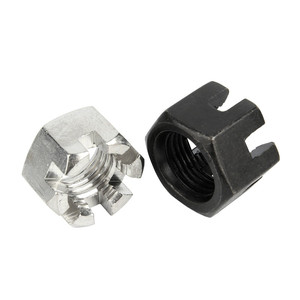 Mạ kẽm Fastener thép không gỉ M19 din935 din937 hình lục giác HEX rãnh lâu đài <span class=keywords><strong>Nut</strong></span> với rãnh - Product Image 4