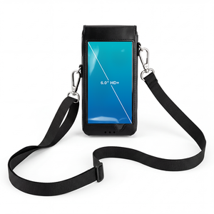 OEM Handheld POS Holster Case with Shoulder Strap for PAX A77 Black Nylon/leather case for Sunmi P2 Se Lite/Kozen P5