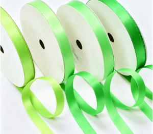 Grosir Pabrik 100% pita Satin poliester 4 cm pita gulung 1 1/2 100 yard pita Satin untuk membuat mawar - Product Image 3