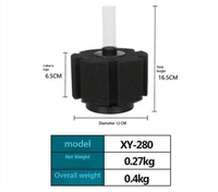 2024 luxe écologique 25W 220v Aquariums filtre écumoire biochimique PP animaux aquatiques Wn réservoir éponge filtre en plastique