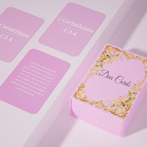 Tarjetas de Afirmación Cristiana de Diseño Personalizado de Primera Calidad, Tarjetas con Versículos Bíblicos Inspiradores - Product Image 1