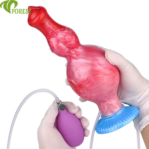 Grote opblaasbare monsterdildo met jetfunctie, unisex anaal speeltje met krachtige zuignappen, 100% waterdicht & zacht - Product Image 1