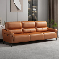 Chingxin Vietnam Fabrik europäischer Stil 3 Sitze manuell leder verstellbar Wohnzimmer elektrisches modernes Liegesessel Sofa