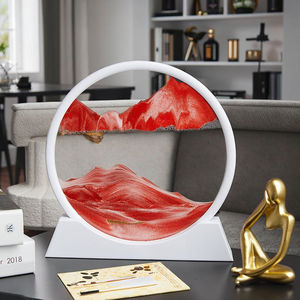 นาฬิกาทรายตกแต่งบ้านสไตล์นอร์ดิก TENGEI แบบ 3 มิติ พร้อมทรายไหลได้ รูปภูเขา ของตกแต่งโต๊ะสำหรับงานปาร์ตี้ - Product Image 1