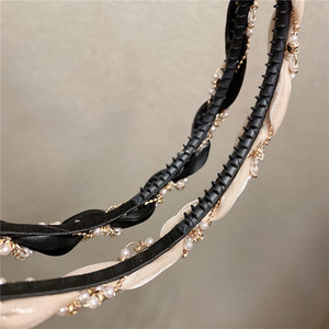 Diadema de Hada de cristal con diamantes de imitación para mujer, accesorios para el cabello, diadema de perlas - Product Image 5