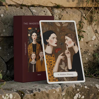 Cartes Oracle imprimées sur mesure, OEM, cartes de tarot de haute qualité en papier d'art avec guide, emballage personnalisé, cartes King