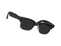 Lunettes Intelligentes W630 TP Frame AI : Élégantes, Haute Qualité, Anti-tremblement, Prise en Charge de l'Enregistrement Photo et Vidéo, Verres Myopie, Appel Bluetooth