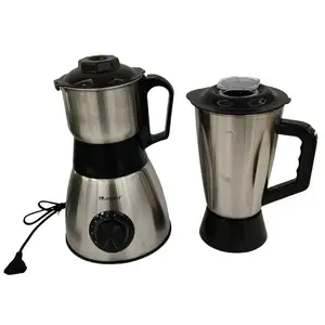OEM Powerful 1.5L+0.75L Stainless Steel Coffee Grinder Commercial Electric Juicer Food Mixer Ice Blender