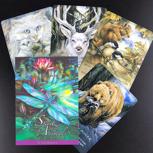 <span class=keywords><strong>Cartas</strong></span> del Tarot del Oráculo del Espíritu Animal, 52 <span class=keywords><strong>Cartas</strong></span> del Oráculo Natural con Ilustraciones de <span class=keywords><strong>Totem</strong></span> Animal, Meditación y Lectura Intuitiva. - Product Image 1