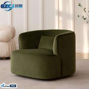 Fauteuil de salon en tissu doux et durable à prix de gros, style nordique minimaliste moderne pour la maison, idéal pour le salon ou la chambre à coucher - Product Image 2
